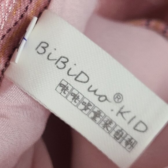 Women's Peach Plaid Pleated Japan School Girl Circle Skater Skirt w/ Shorts - Picture 6 of 6